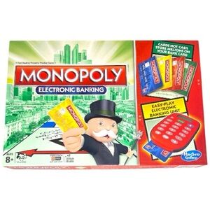RARE Hasbro Monopoly Electronic Banking Board Game 2007 Complete Electric Bank